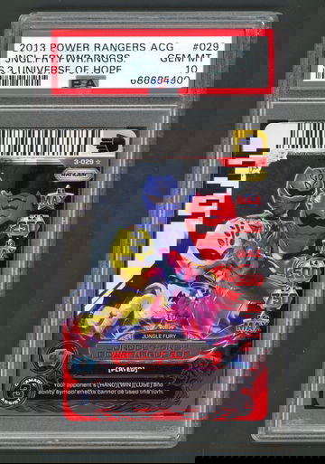 2013 Power Rangers Jungle Fury Universe of Hope Holofoil PSA 10