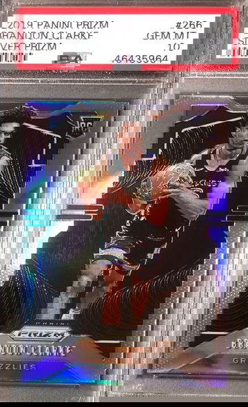 2019 PRIZM BASKETBALL Brandon Clarke SILVER PSA 10