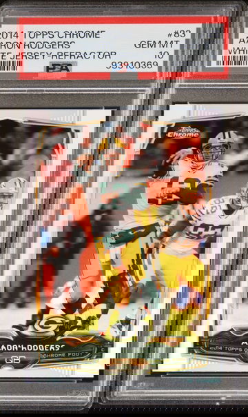 2014 Topps Chrome Aaron Rodgers Refractor #83 PSA 10