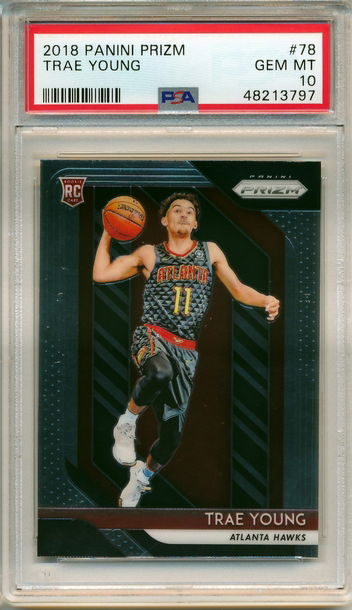 2018-19 Prizm Trae Young PSA 10