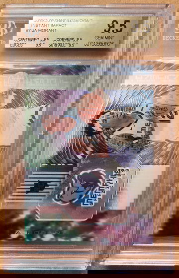 2019-20 Panini Illusions Instant Impact Ja Morant Rookie RC #7  - BGS 9.5