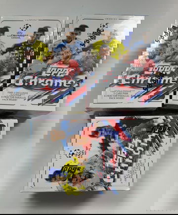  2020-21 TOPPS CHROME UEFA Champions League Soccer Blaster Box Sealed (lot of 3)