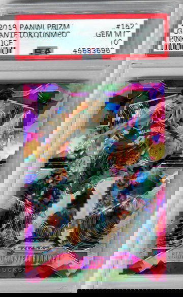 2019 Panini Prizm 152 Giannis Antetokounmpo Pink Ice