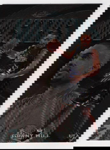 1997-98 TOPPS FINEST EMBOSSED GRANT HILL # 149 HOF