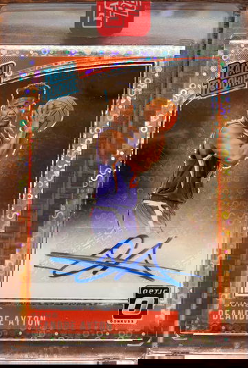 Deandre Ayton Rookie Auto Disco Prizm Optic Uncirculated Redemption