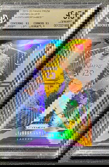 LeBron James 2019-20 Panini Prizm Silver #129 BGS 9.5 (0012321908)