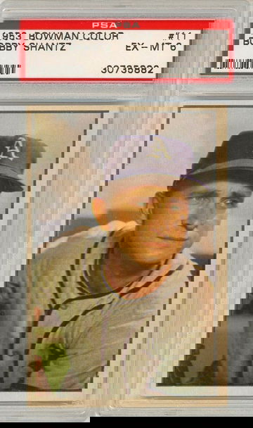1953 Bowman Color Bobby Shantz #11 PSA 6 P1340