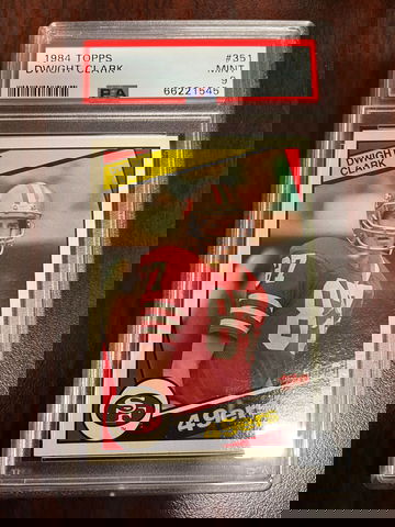 1984 Topps Dwight Clark PSA 9