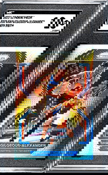 2021-22 Panini Prizm #238 Shai Gilgeous-Alexander Silver Prizm SGC 10