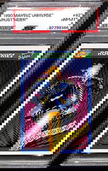 1990 Marvel Universe Ghost Rider PSA 8