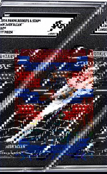 2024 Panini Rookies & Stars #C-JAN Josh Allen Crusade Longevity Prizm SGC 9