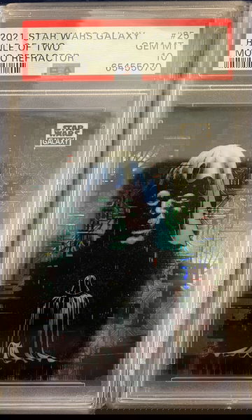 2021 Star Wars Galaxy Rule of Two Mojo Refractor SP S/N #/50 PSA 10 GEM MT