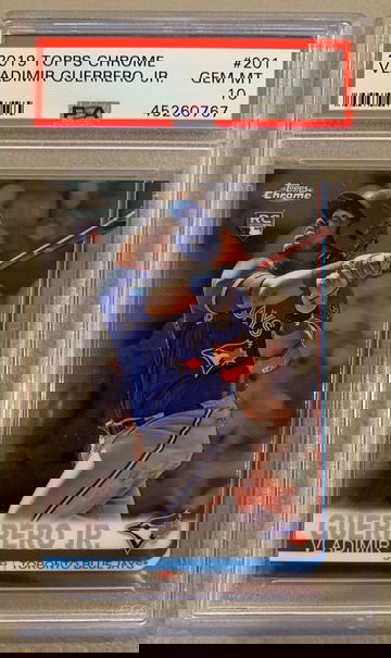 2019 Topps Chrome Rookie Vladimir Guerrero PSA 10