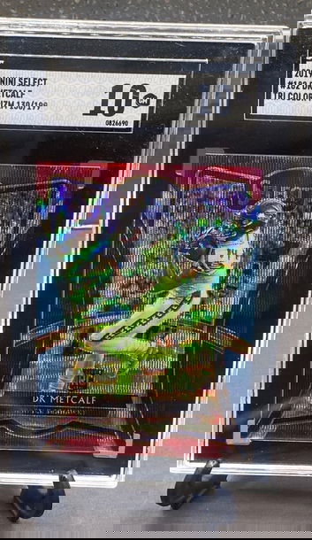 2019 Panini Select DK Metcalf Rookie Tri-Color Prizm    SGC 10