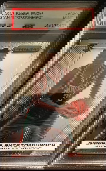 Giannis Antetokounmpo 2013 panini prizm rookie psa 9