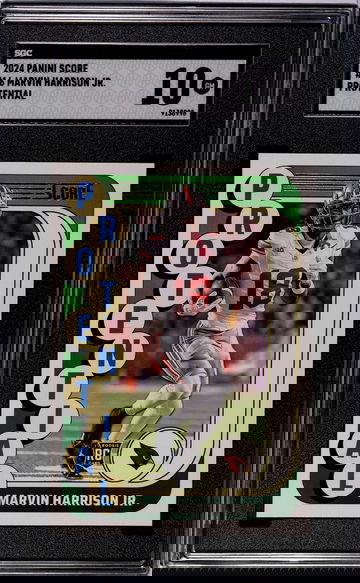 2024 Panini Score #16 Marvin Harrison Jr. Protential SGC 10