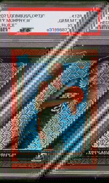 2021-22 Panini Donruss Optic Choice Red Prizm RC Trey Murphy III /88 PSA 10