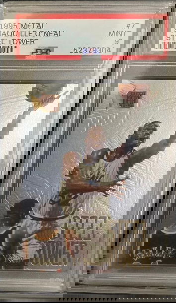 1995 Metal Shaquille O’Neal Steel Tower PSA 9 Low POP!!