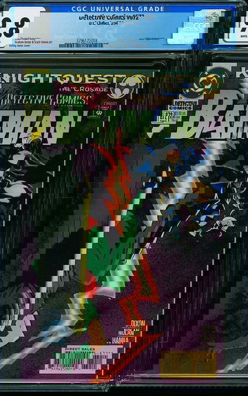 DETECTIVE COMICS #672, CGC 9.8 NM/MT