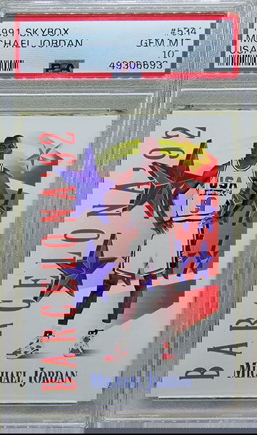 1991 Skybox Michael Jordan #534 PSA 10 Gem mint