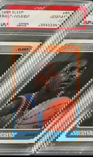 1988 Fleer Basketball #84 Gerald Wilkins New York Knicks PSA 10 GEM MINT