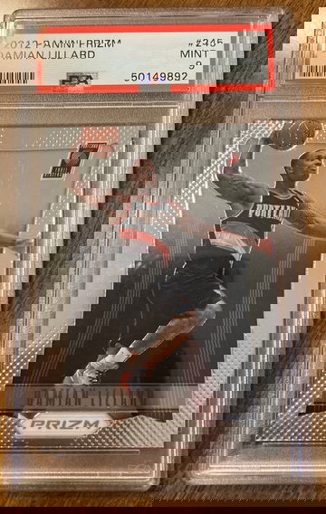 2012 prizm Lillard psa 9 