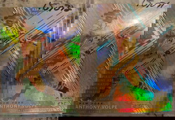 Anthony Volpe 2019 Elite #/25 2 Card Lot, Regular and Die Cut