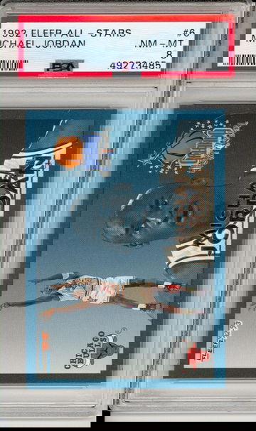 1992 Fleer Michael Jordan 6 All-Stars Bulls PSA 8 TOUGH