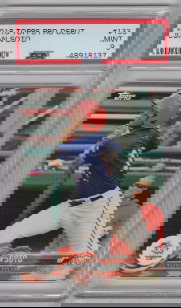 2018 Topps Pro Debut Juan Soto PSA 9