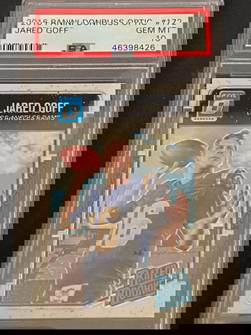 Jared Goff 2016 Donruss Optic True RC PSA 10 Gem Mint