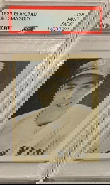 1939 Play Ball #26 Joe DiMaggio PSA 9 (OC) Mint