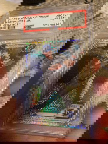 2020 Bowman Chrome Bobby Witt Jr Mega Box PSA 10
