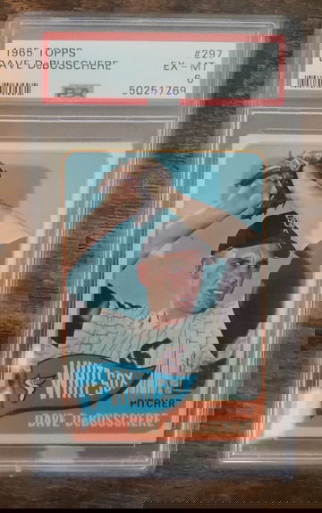 1965 topps debusschere psa 6