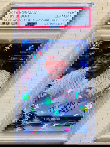 Luis Robert 2018 Bowman Chrome Auto 