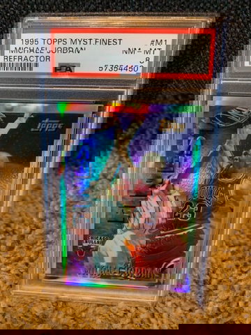 Psa 8 Michael Jordan 1995 Topps Mystery Finest Refractor