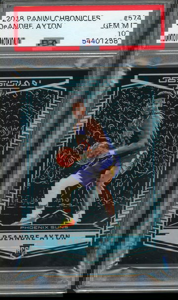 2018 Chronicles Obsidian DeAndre Ayton PSA 10