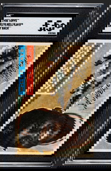 1956 Topps Willie Mays #130 Gray Back SGC 5.5