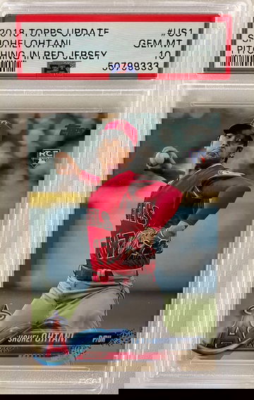 2018 Topps Update Shohei Ohtani US1 PSA 10 Gem Mint