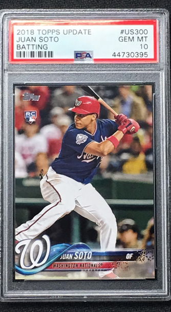 Juan Soto topps update us300 psa 10 