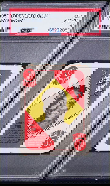 1951 Topps Red Backs Monte Irvin #50 Baseball New York GIANTS PSA 4 PSA 93972205