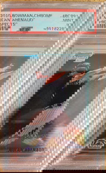 2010 Bowman Chrome Nolan Arenado PSA 9