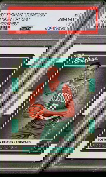 2017 Panini Donruss Jayson Tatum The Rookies #3 PSA 10 [BK-2A.31]