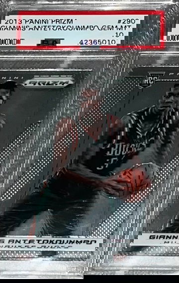 2013 Panini Prizm Giannis Antetokounmpo Rookie Card PSA 10 Gem-Mint
