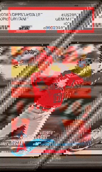 2018 Topps Update #US285 Shohei Ohtani Angels RC Rookie PSA 10 GEM MINT