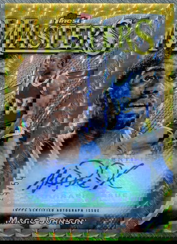 2023-24 Topps Finest Masters Magic Johnson Gold Auto /50