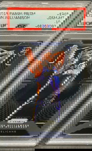 Zion Williamson 2019 Panini Prizm #248 Rookie PSA 10