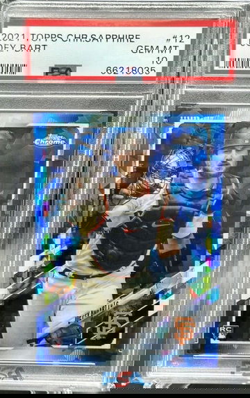 2021 TOPPS CHROME SAPPHIRE EDITION JOEY BART PSA 10!