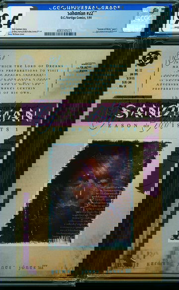 SANDMAN v1989 #22, CGC 9.4 NM