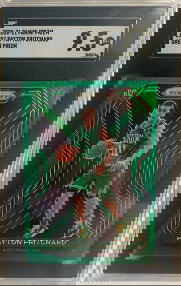 2020-21 Panini Prizm Green Payton Pritchard SGC 9.5