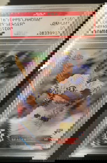 2016 Topps Chrome Corey Seager Refractor PSA10